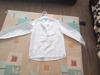 Camisa blanca niño talla 8