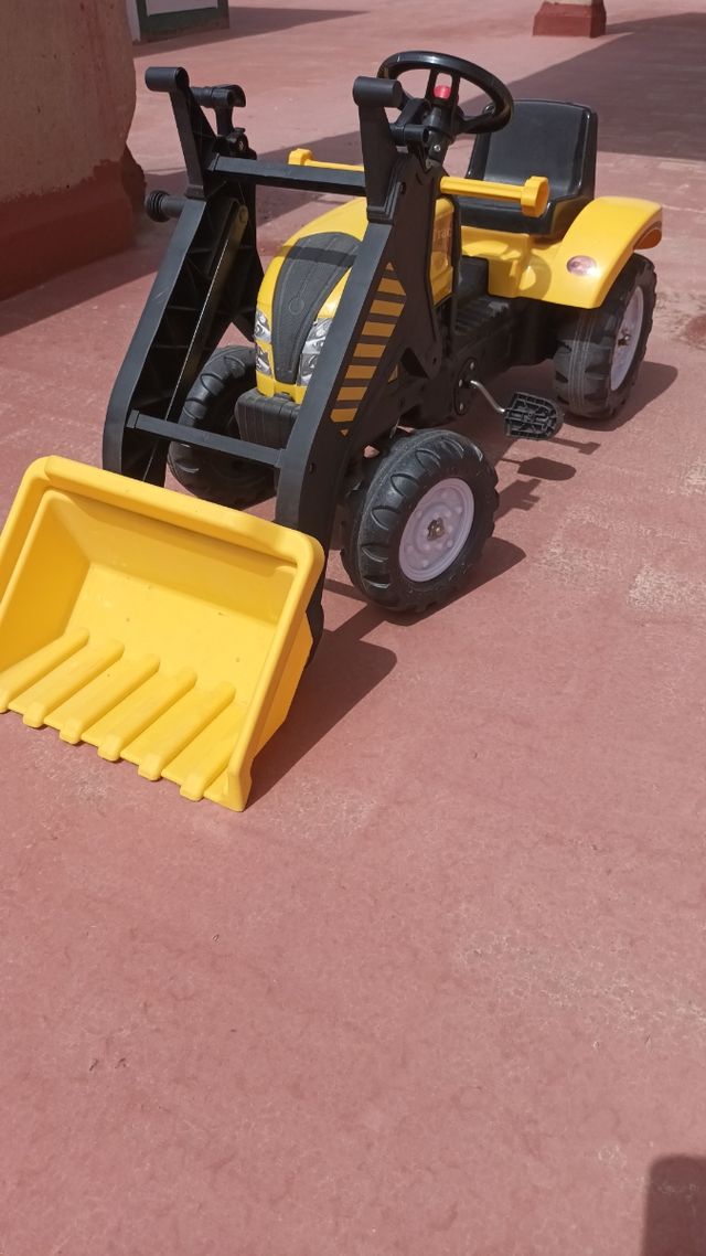 Tractor infantil pedales - Amarillo