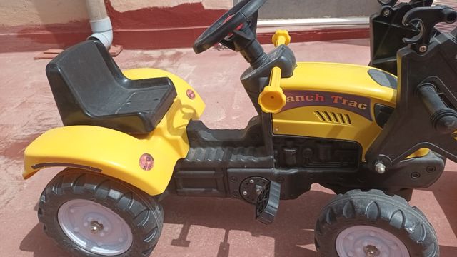 Tractor infantil pedales - Amarillo