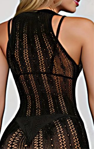 Mini vestido malla sexy, talla única