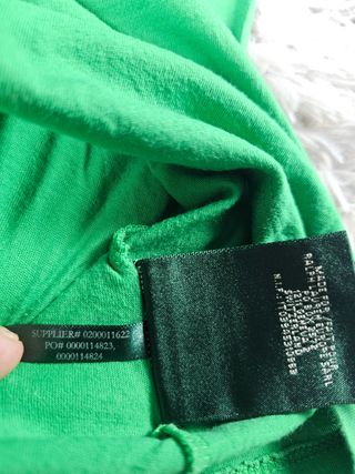 Maglia verde Lauren Ralph Lauren con volant