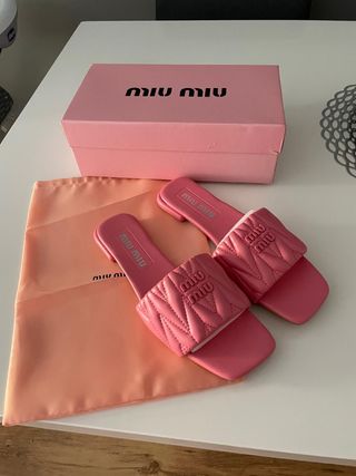 Infradito Miu Miu Rosa