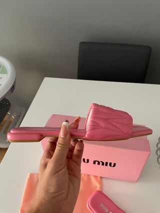 Infradito Miu Miu Rosa