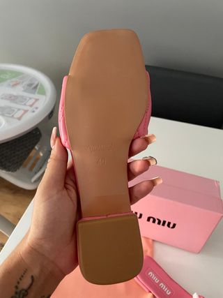 Infradito Miu Miu Rosa