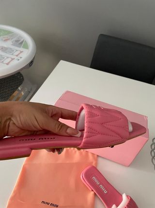 Infradito Miu Miu Rosa