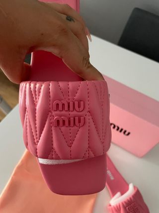 Infradito Miu Miu Rosa