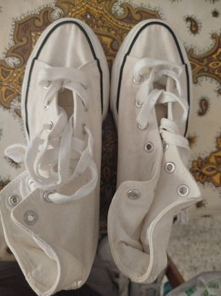 Zapatillas blancas talla 38
