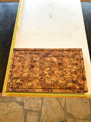 Tabla cortar madera olivo