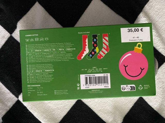 Happy Socks - Calcetines Navidad 