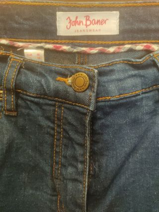 Vaqueros John Baner, rectos, azules