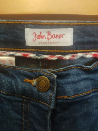 Vaqueros John Baner, rectos, azules