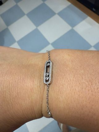 Pulsera y anillo plata ley 925