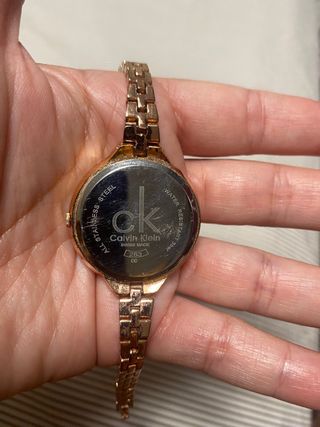 Reloj Calvin Klein dorado mujer