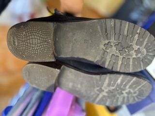 Botines Piel (ante) azul