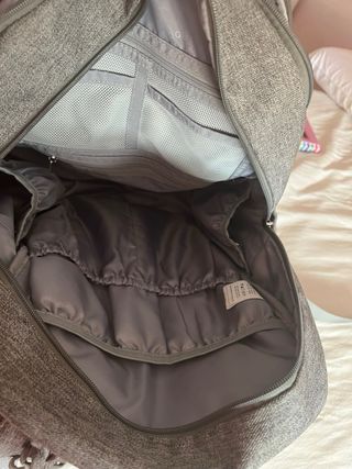 Mochila bebé BabbleRoo gris