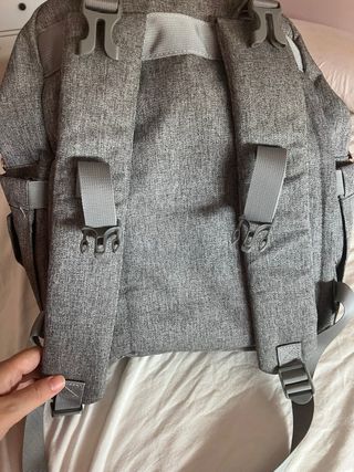 Mochila bebé BabbleRoo gris