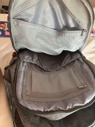 Mochila bebé BabbleRoo gris