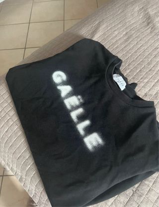 Felpa Gaelle Paris nera