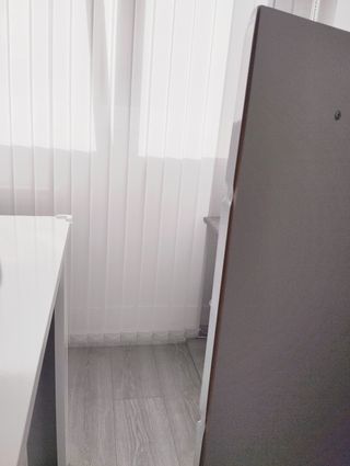 Mueble TV salón nórdico blanco