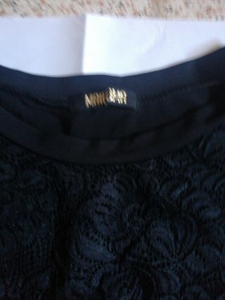 Vestito nero pizzo L