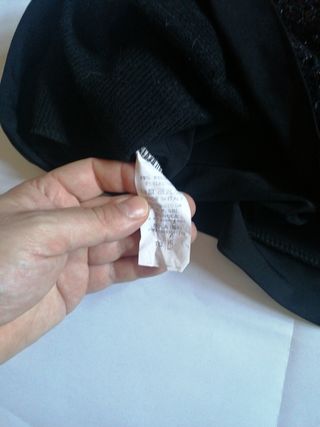 Vestito nero pizzo L