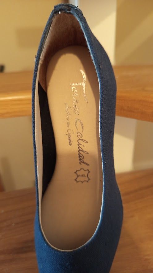 Zapatos cuña Torres Calidad - Azul