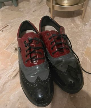 Scarpe Oxford Bicolor