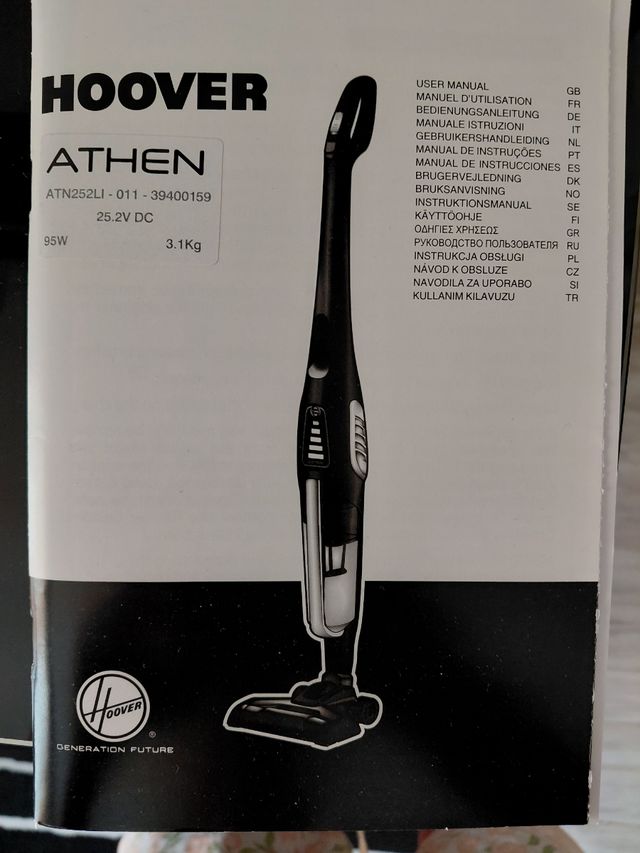 Aspiradora escoba Hoover Athen