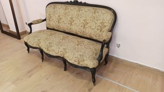 Sofá antiguo estilo Luis XV