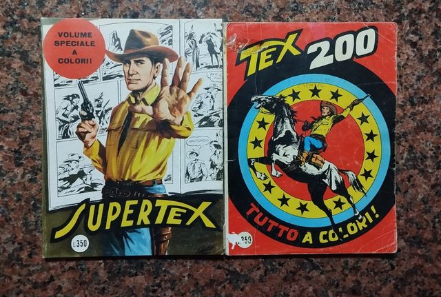 Fumetti Tex 1-11, 100, 200
