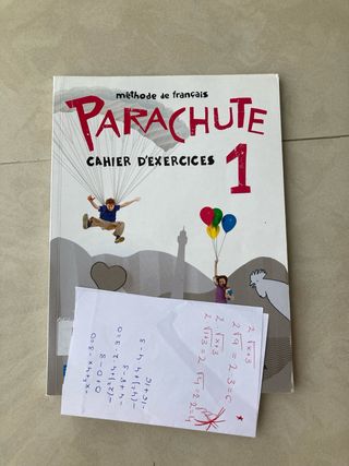 PARACHUTE 1 PACK CAHIER D'EXERCICES con CD