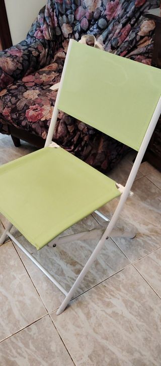 Silla plegable camping - verde