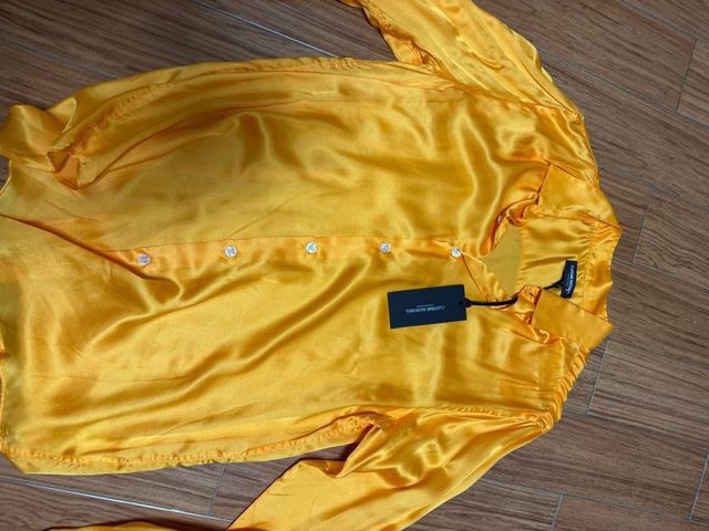 Camicia misto seta Costume National arancione