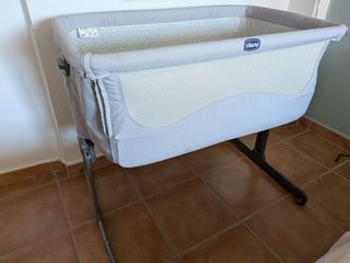 Minicuna Chicco Next2Me Gris colecho