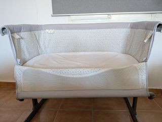Minicuna Chicco Next2Me Gris colecho