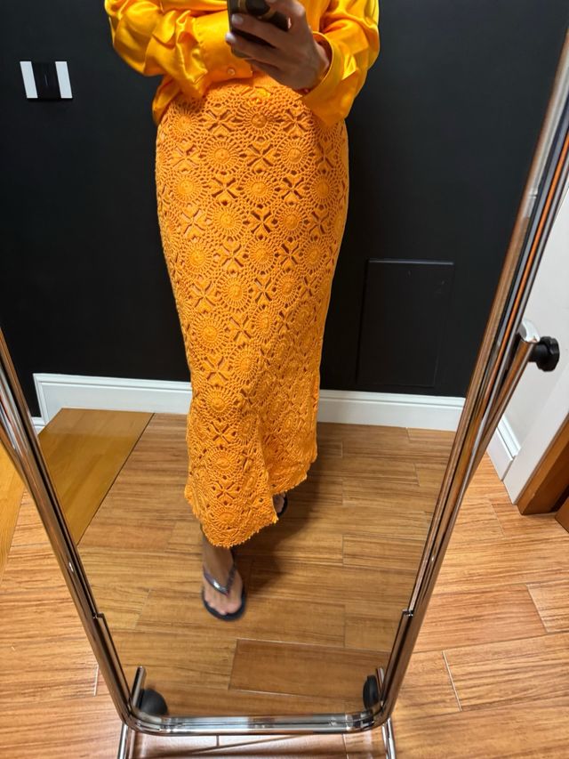 Gonna lunga arancio Beatrice B.