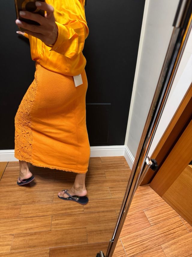 Gonna lunga arancio Beatrice B.