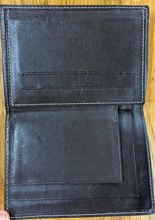 Cartera hombre piel marrón