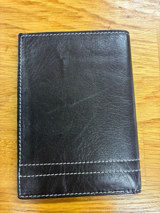 Cartera hombre piel marrón