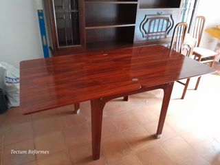 Mesa extensible madera