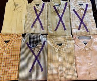 Camisas Hombre manga larga. Talla 5.
