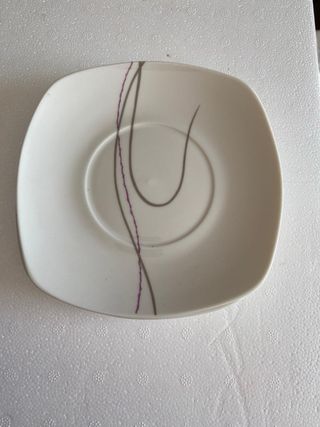 Vajilla porcelana blanca 