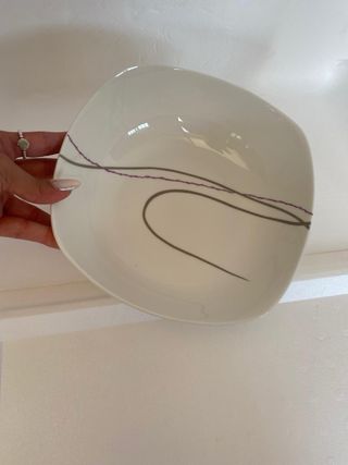 Vajilla porcelana blanca 