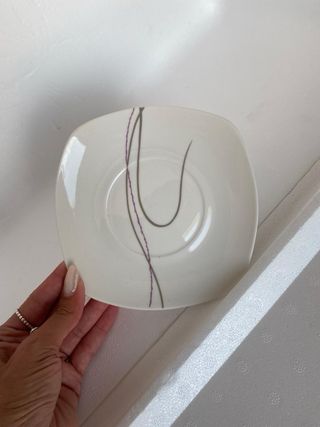 Vajilla porcelana blanca 