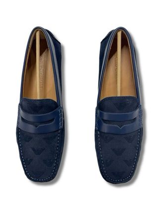 Mocasines Emporio Armani 44 - Azul Marino