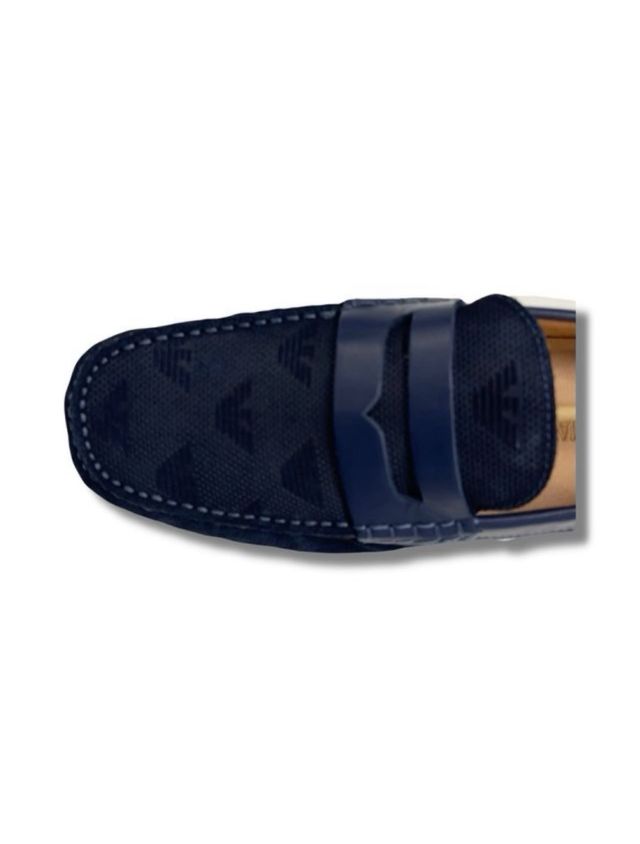 Mocasines Emporio Armani 44 - Azul Marino