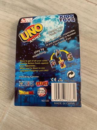 UNO Anime Card Game