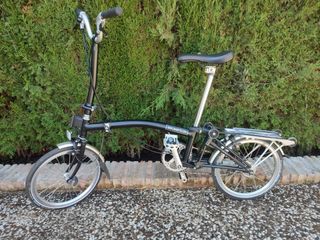Brompton 3V Plegable Negra