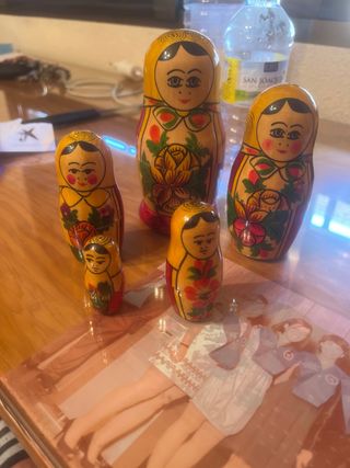 Matrioske russe dipinte a mano