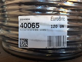 Cable eléctrico RV-K 3G1,5mm 120m